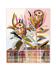 PAINT BY NUMBERS- TWO PROTEAS