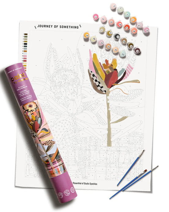 PAINT BY NUMBERS- TWO PROTEAS