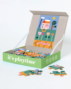 24 PIECE KIDS PUZZLE- UNDER THE GARDEN