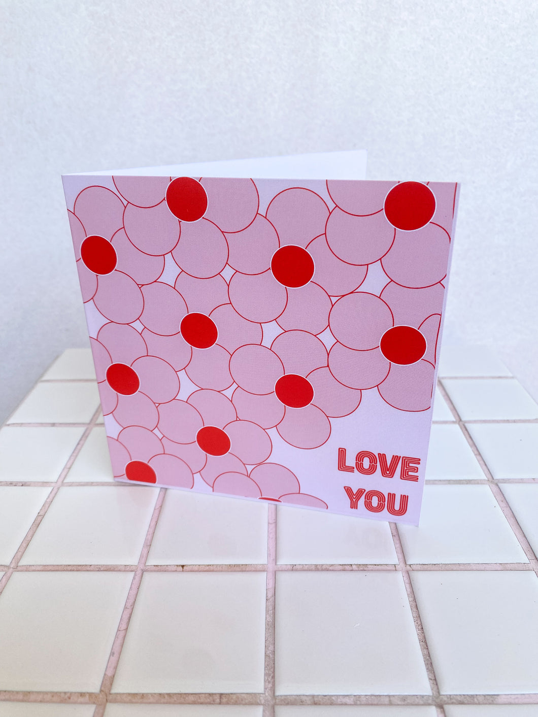 LOVE YOU FLOWER CARD