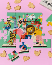 24 PIECE KIDS PUZZLE- ANIMAL CARNIVAL