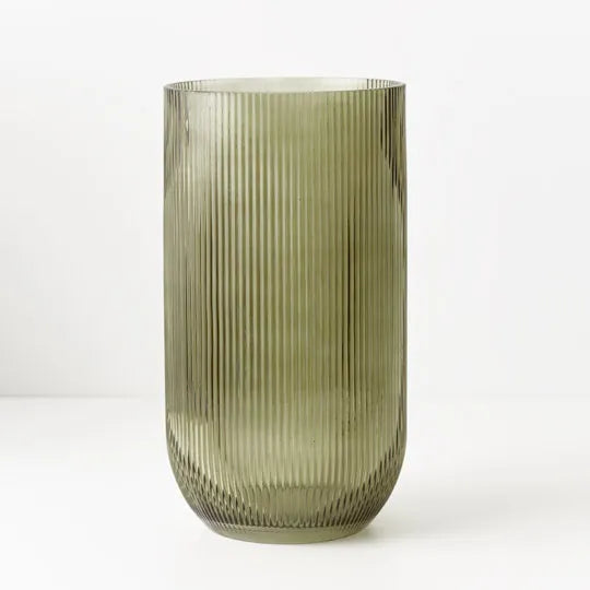 Ripple Vase (Olive)