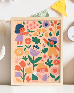 KIDS PAINT BY NUMBERS- FLOWER PATCH