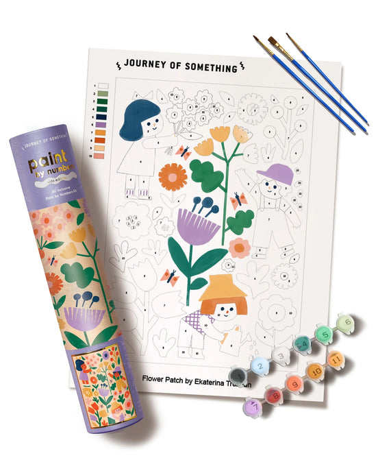 KIDS PAINT BY NUMBERS- FLOWER PATCH