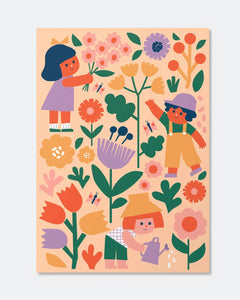 KIDS PAINT BY NUMBERS- FLOWER PATCH