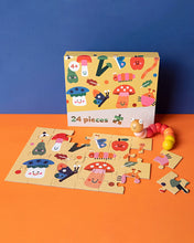24 PIECE KIDS PUZZLE- CREEPY CRAWLIES
